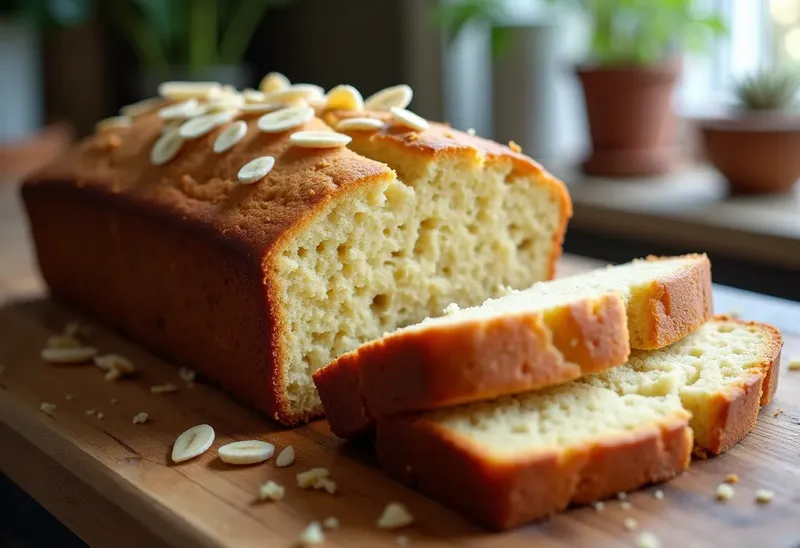 Quatre-quarts moelleux aux bananes et amandes, recette gourmande facile