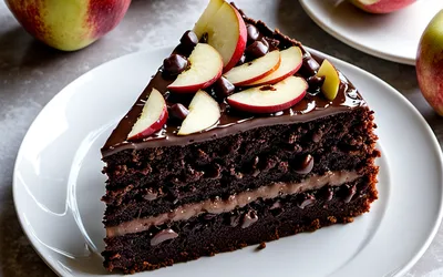 Recette facile de quatre-quarts moelleux aux pommes et chocolat