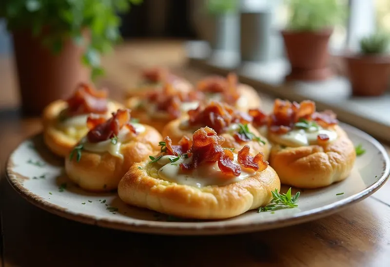 Quenelles de pain aux lardons croustillantes et savoureuses
