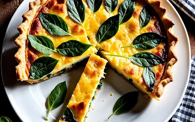 Quiche à l'oseille onctueuse et savoureuse - Recette facile et rapide