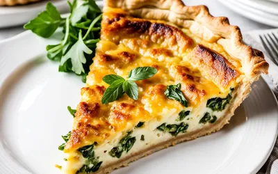 Recette facile de quiche au camembert fondante pour une personne