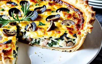 Recette facile et gourmande de quiche aux cèpes