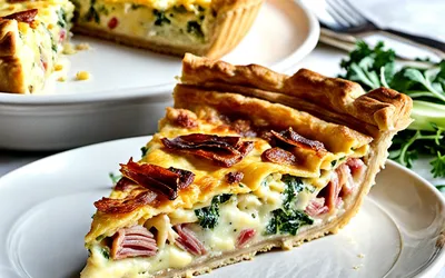 Recette facile de quiche aux chicons et lardons fondante