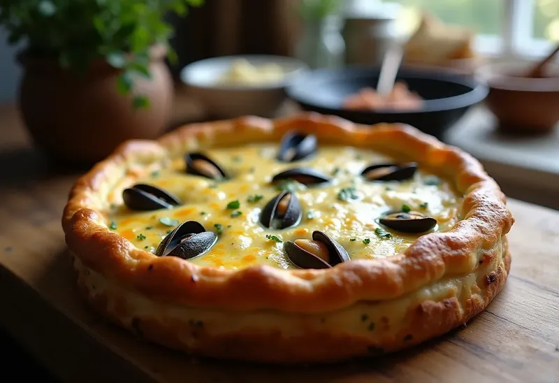Quiche aux moules savoureuse et facile à préparer