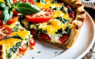 Recette facile de quiche aux tomates maison, savoureuse et rapide