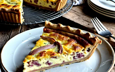 Quiche gourmande au magret de canard : recette facile et savoureuse