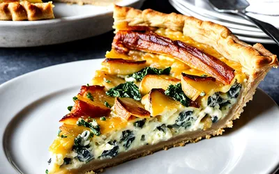 Quiche au roquefort et poires : recette gourmande et facile
