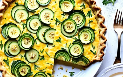 Recette facile de quiche légère aux légumes et fromage allégé