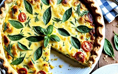 Quiche Provençale Maison : Recette Facile et Savoureuse