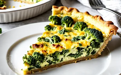 Quiche sans pâte aux brocolis : recette facile, rapide et délicieuse