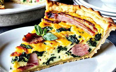 Quiche sans pâte facile et rapide pour une personne - Recette savoureuse
