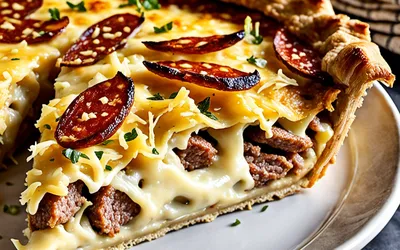 Quiche à la choucroute et saucisse : recette alsacienne gourmande