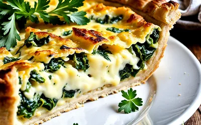 Quiche au comté et persil : recette facile et gourmande