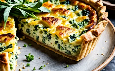Recette facile de quiche au roquefort et poireaux fondants