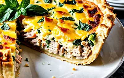 Quiche au thon et crabe facile et gourmande - Recette complète pour 1 personne