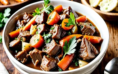 Ragoût de bœuf maison fondant et savoureux - recette facile et traditionnelle