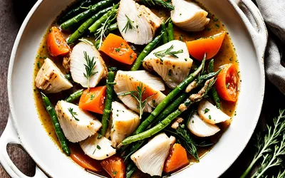 Ragoût de poulet aux haricots verts fondants : recette facile et savoureuse