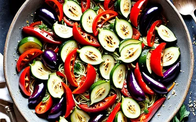 Recette facile de Ratatouille Parmesane fondante et savoureuse