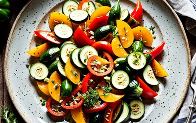 Ratatouille sans aubergine ni tomate : recette facile et savoureuse