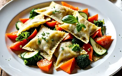 Raviolis maison aux légumes et tofu : recette saine, légère et gourmande