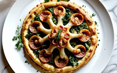 Recette Authentique de Tielle Sétoise : Tourte de Poulpe Épicée et Savoureuse
