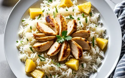Recette facile et rapide de Riz Casimir au Poulet et Fruits Exotiques