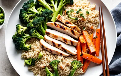 Recette équilibrée 5-4-3-2-1 : repas complet sain et facile pour une personne