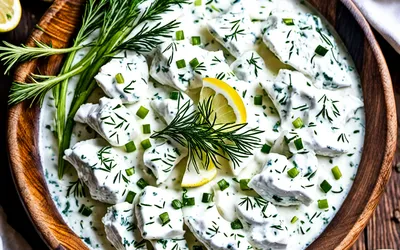Recette facile de tzatziki au concombre frais - sauce grecque traditionnelle