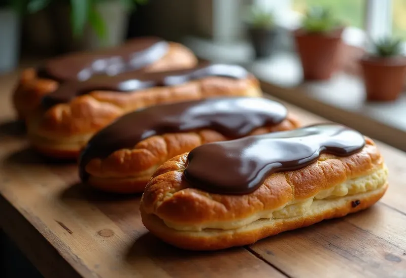 Recette facile et gourmande d'éclairs au chocolat maison