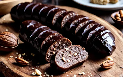 Recette gourmande de vrai-faux saucisson au chocolat facile et rapide
