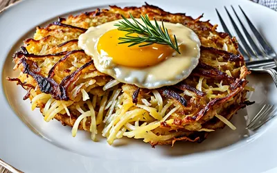 Rösti suisse croustillant : recette facile et authentique de galette de pommes de terre