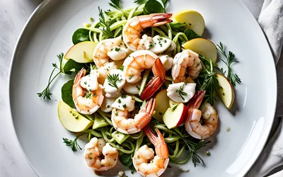 Rémoulade de crevettes aux pommes : recette fraîche et gourmande facile