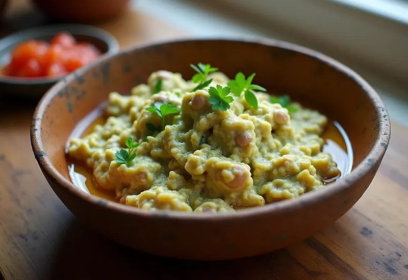 Rillettes de thon à l'avocat et coulis de tomates frais