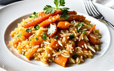 Risotto crémeux au curry de carottes : recette facile et gourmande