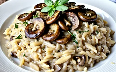 Recette facile de risotto crémeux au parmesan et champignons
