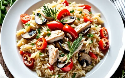 Recette facile de Risotto du Sud aux légumes et viande savoureuse