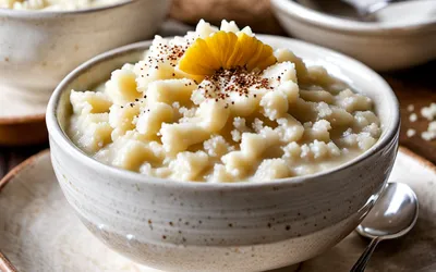 Recette traditionnelle de riz au lait crémeux à l'ancienne facile