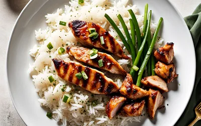 Recette facile de riz au poulet et gingembre, plat asiatique savoureux