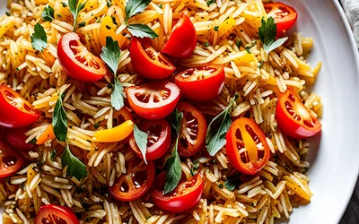 Recette facile de riz pilaf à l'espagnole savoureux