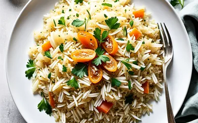 Riz Pilaf Parfumé et Savoureux : Recette Facile pour 1 Personne