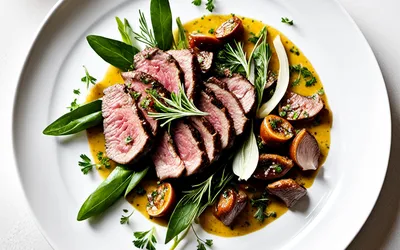 Recette facile de rognon de bœuf poêlé à la sauce moutarde et échalotes