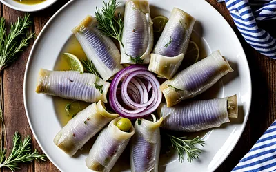 Recette traditionnelle de Rollmops maison - Harengs marinés en rouleaux