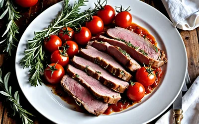 Recette facile de rôti à l'italienne aux herbes et tomates