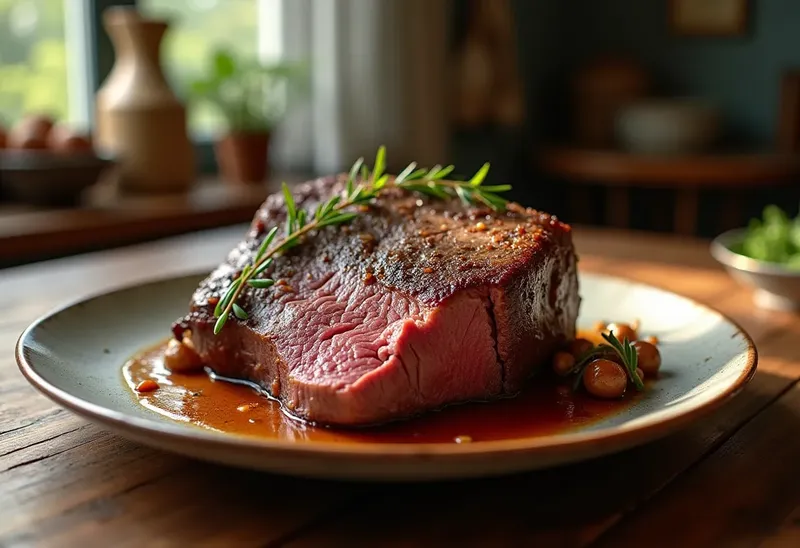 Rôti de bœuf au Madère : recette savoureuse et facile