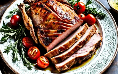 Rôti de dinde provençal aux herbes de Provence - recette facile et savoureuse