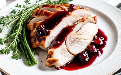 Rôti de dindonneau à la gelée de groseilles : recette facile et gourmande