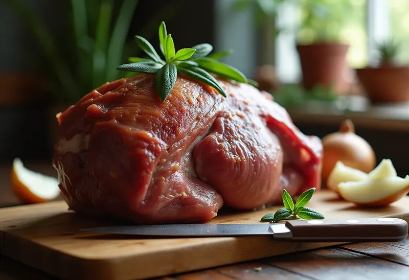 Rôti de porc en cocotte à la sauge : recette savoureuse et facile