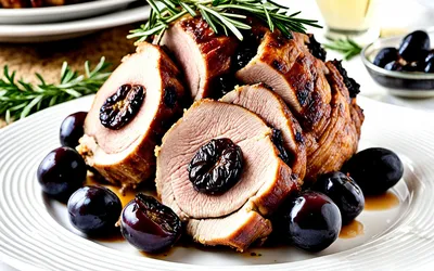 Rôti de porc farci aux pruneaux : recette gourmande et facile
