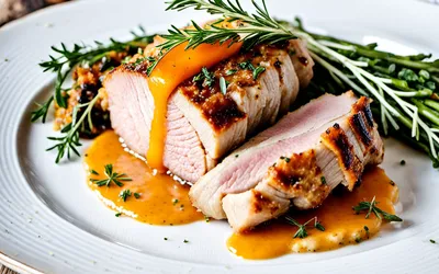 Rôti de porc à la mimolette fondante : recette facile et savoureuse