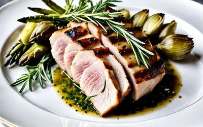 Rôti de porc aux artichauts frais : recette facile et savoureuse